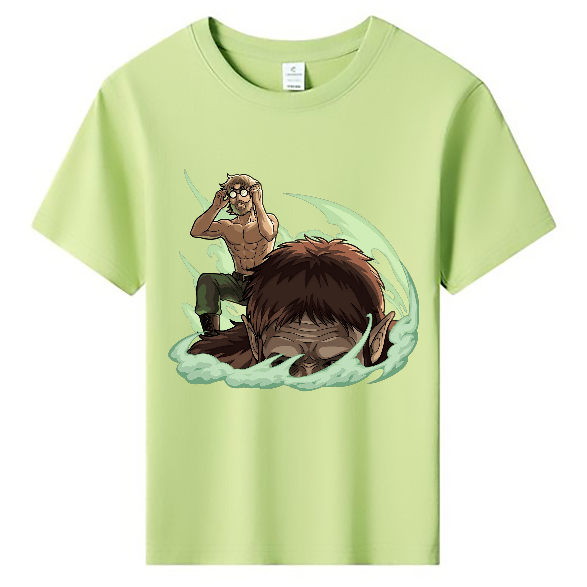 （画像用） 進撃の巨人 Attack on Titan 綿100％キッズTシャツ（フロントプリント）